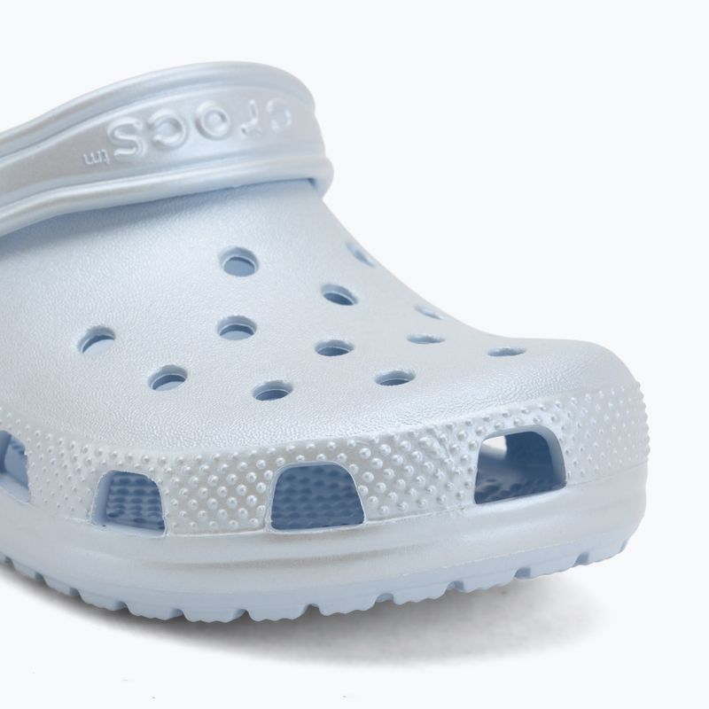 Gyerek papucsok Crocs Classic Pearl Shine blue frost 8