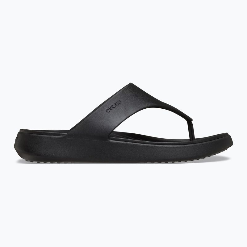 Női flip-flop papucsok Crocs Getaway Triangle black 2