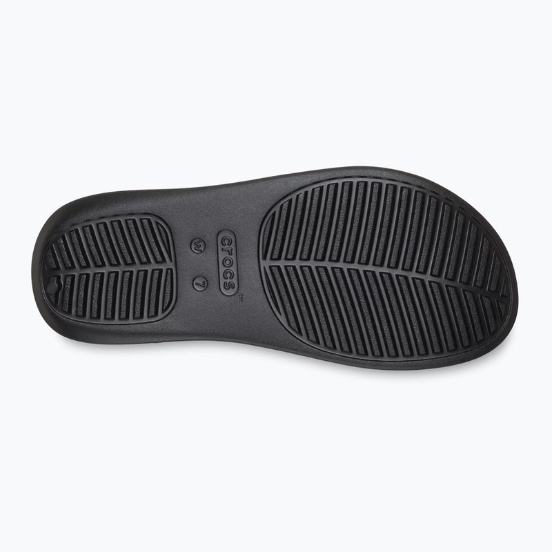 Női flip-flop papucsok Crocs Getaway Triangle black 3