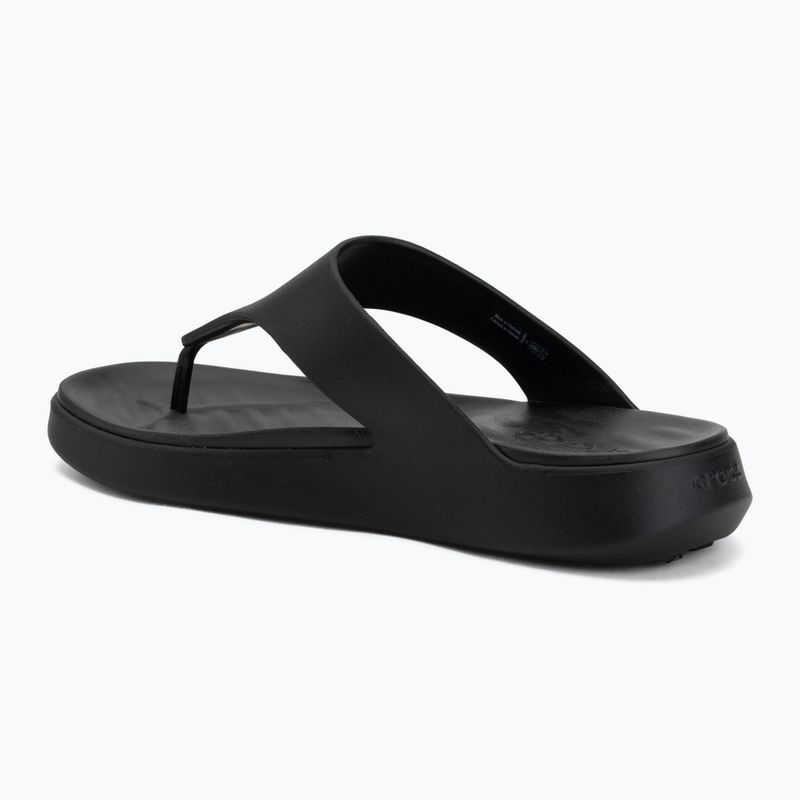 Női flip-flop papucsok Crocs Getaway Triangle black 3