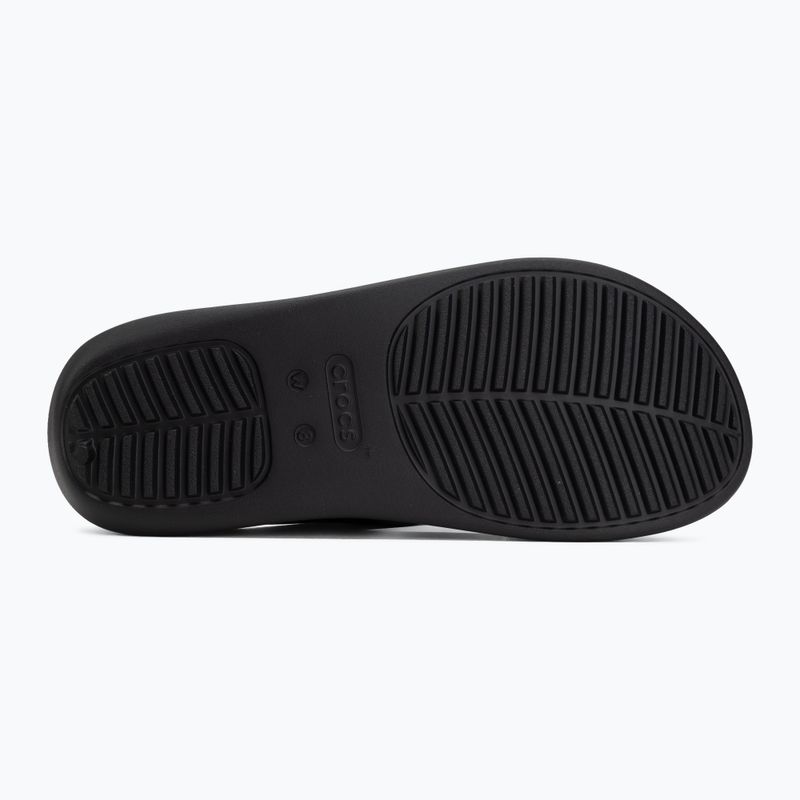 Női flip-flop papucsok Crocs Getaway Triangle black 4