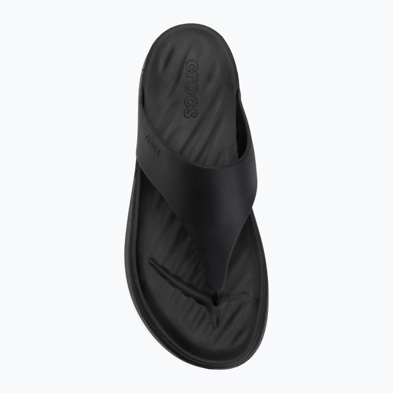 Női flip-flop papucsok Crocs Getaway Triangle black 5