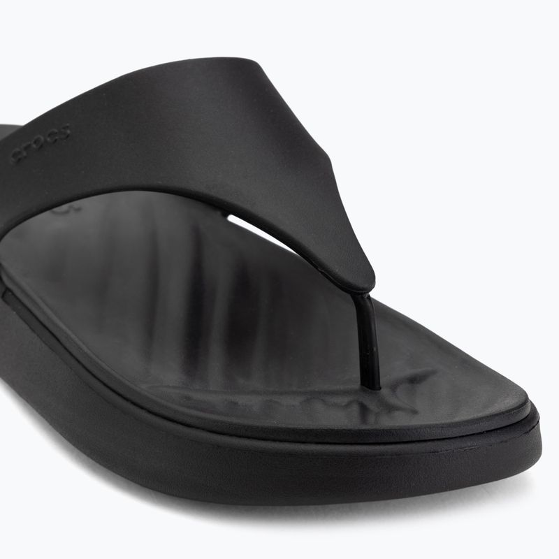 Női flip-flop papucsok Crocs Getaway Triangle black 7