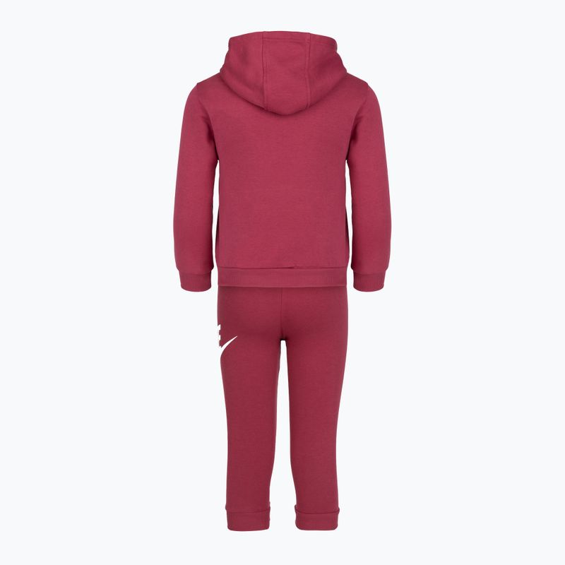 Gyermek tréningruha Nike Club Fleece sweet beet 2