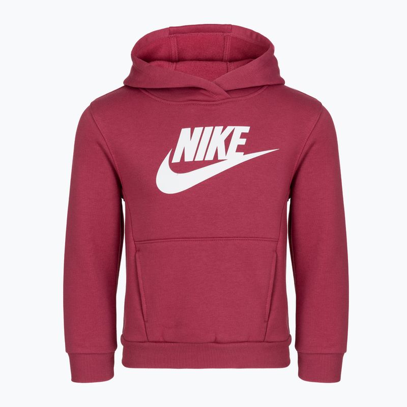 Gyermek tréningruha Nike Club Fleece sweet beet 3