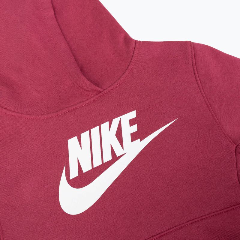 Gyermek tréningruha Nike Club Fleece sweet beet 5