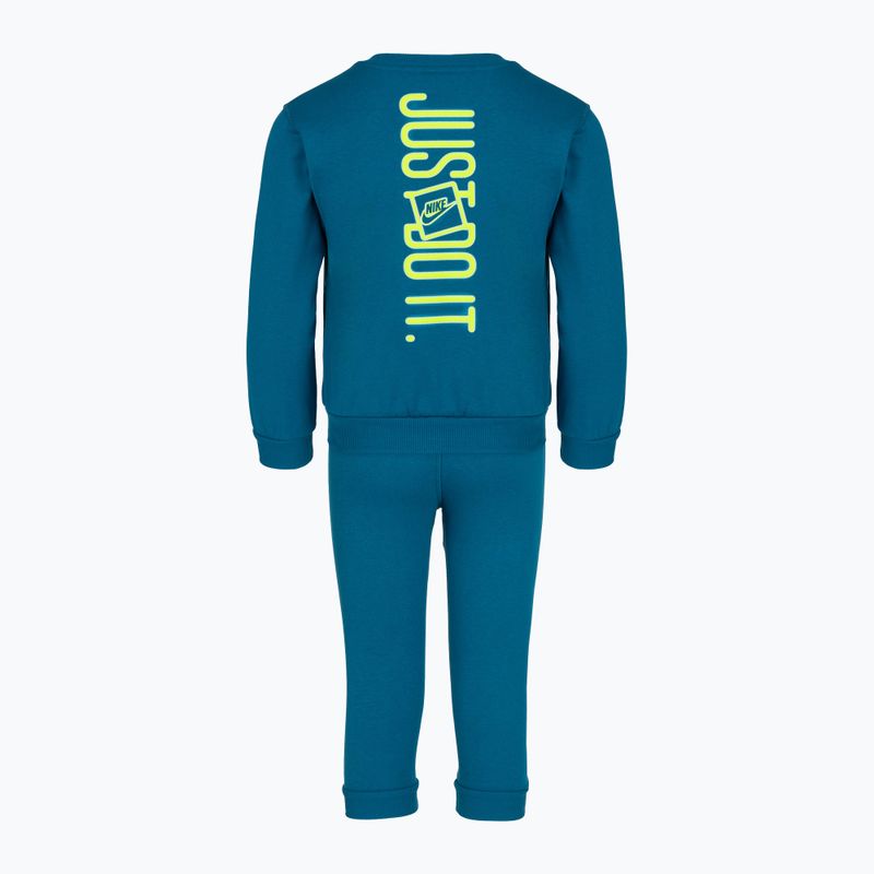 Gyermek tréningruha Nike Sportswear Get With Me Lightweight Fleece green abyss 2