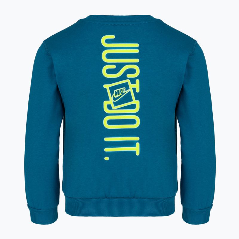 Gyermek tréningruha Nike Sportswear Get With Me Lightweight Fleece green abyss 4
