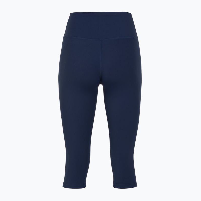 Női leggings Nike One High Waisted Capri midnight navy/fehér 9