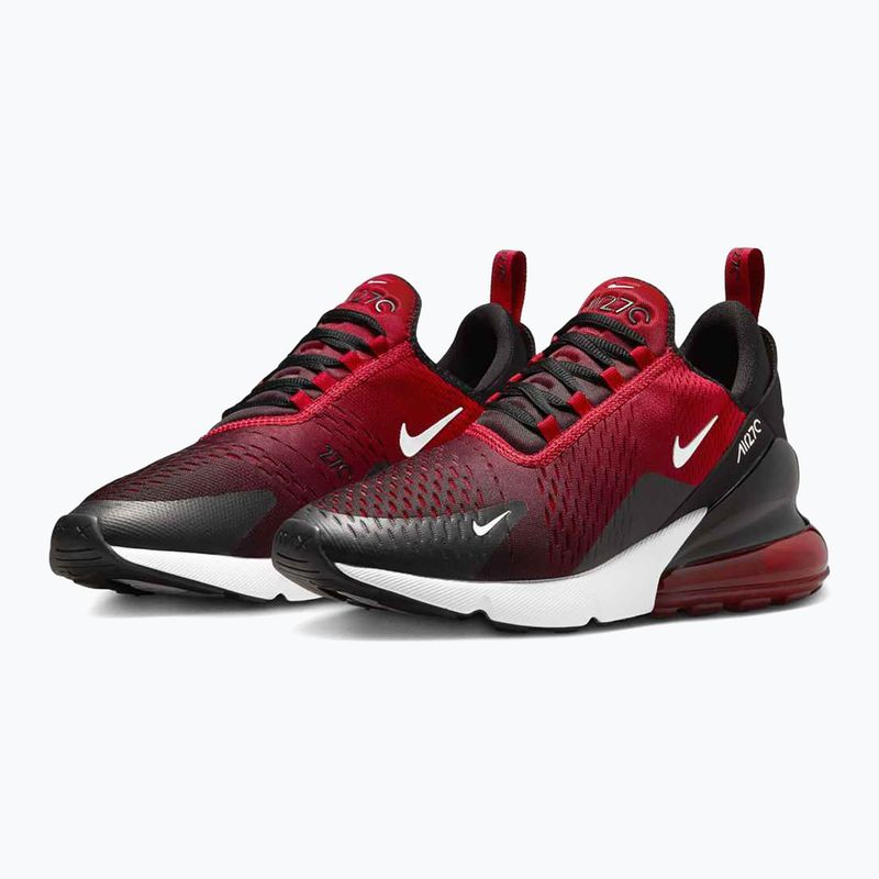 Férfi Nike Air Max 270 tornaterem piros/fehér/fekete cipő 3