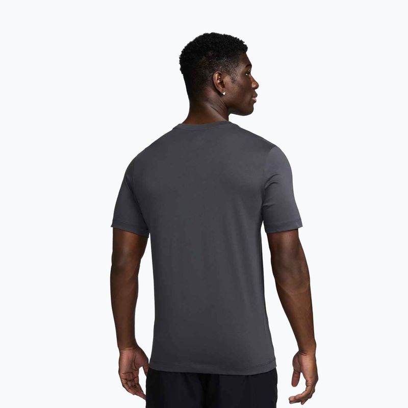 Férfi edző póló Nike Training antracit 2