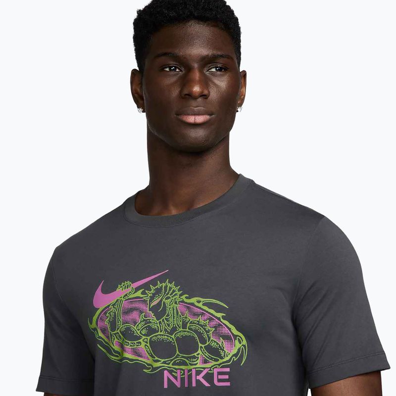 Férfi edző póló Nike Training antracit 3