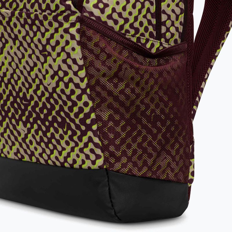 Edző hátizsák Nike Brasilia 9.5 24 l burgundy crush/black/volt 7
