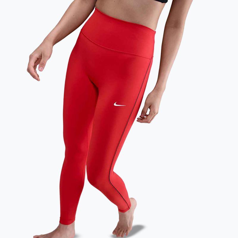 Női leggings Nike One High-Waisted light crimson/black