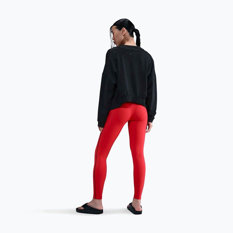 Női leggings Nike One High-Waisted light crimson/black 3