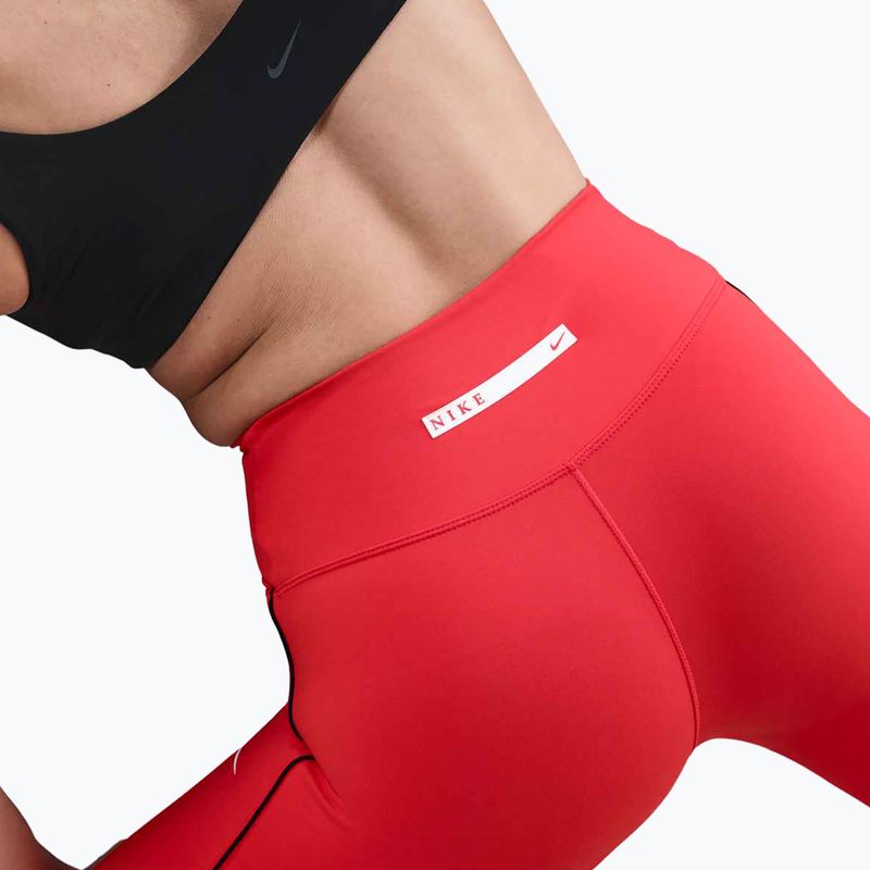 Női leggings Nike One High-Waisted light crimson/black 4