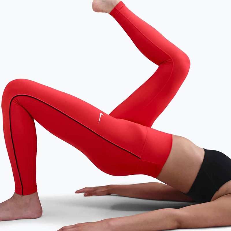 Női leggings Nike One High-Waisted light crimson/black 6
