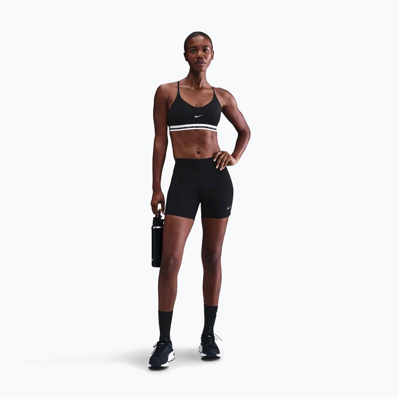 Női biciklis rövidnadrág Nike One Dri-Fit Biker 5" black/white 2