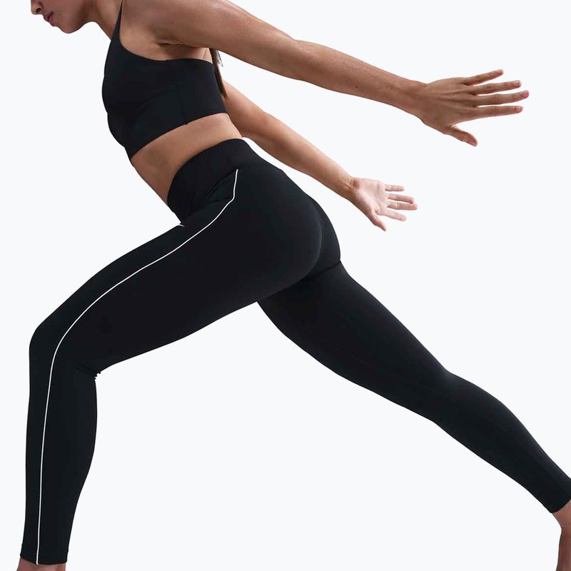 Női leggings Nike One High-Waisted black/white 4