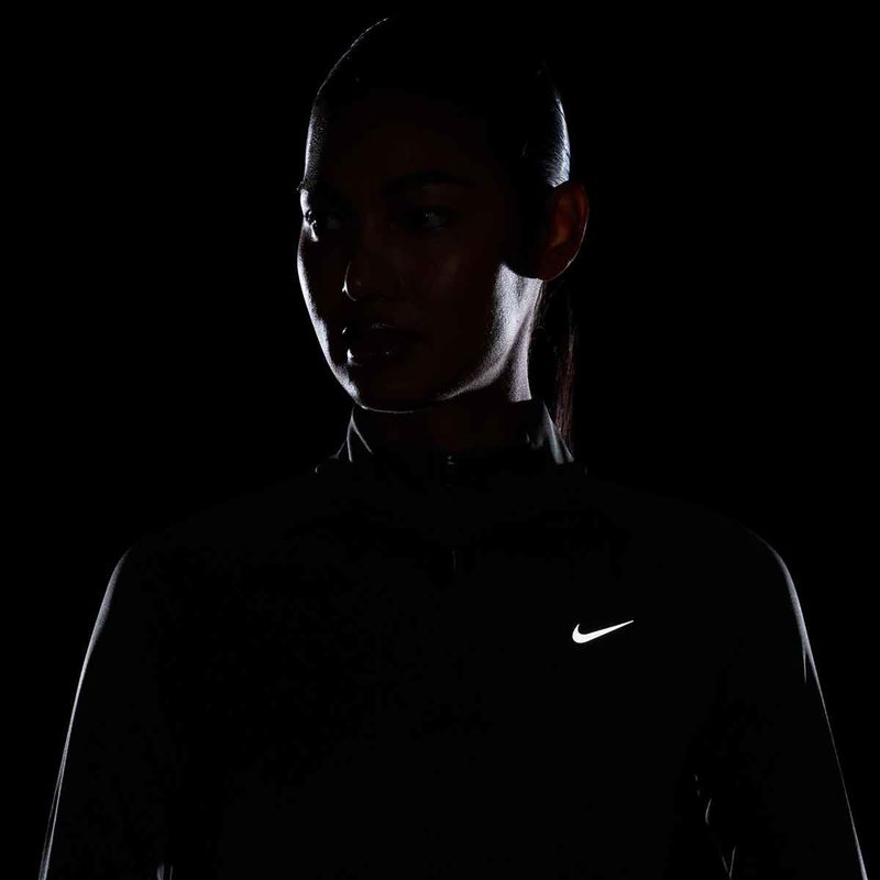 Nike Tempo Dri-Fit 1 / 4 Zip női futó melegítőfelső fekete 4