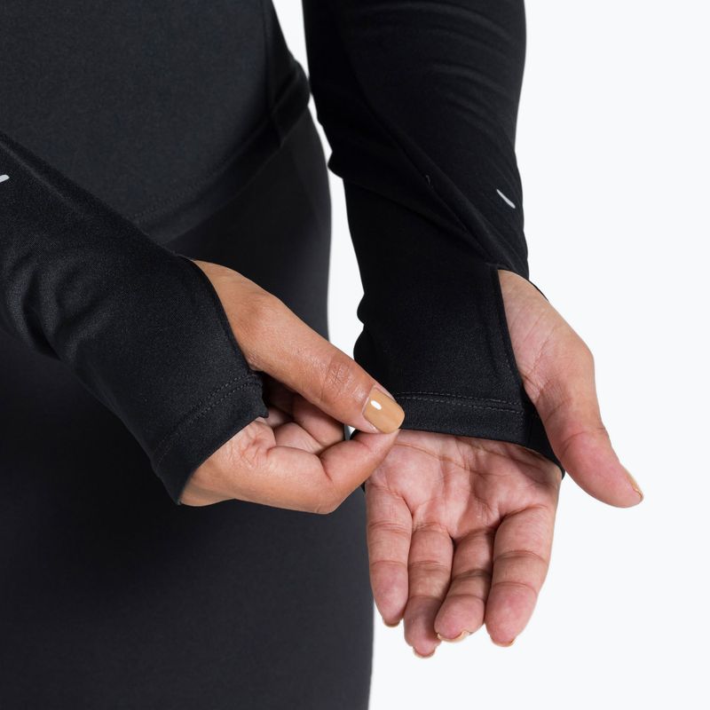 Nike Tempo Dri-Fit 1 / 4 Zip női futó melegítőfelső fekete 5