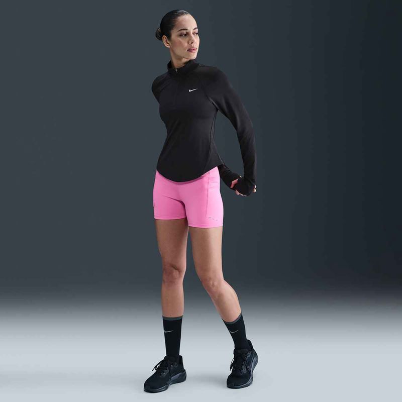 Nike Tempo Dri-Fit 1 / 4 Zip női futó melegítőfelső fekete 6