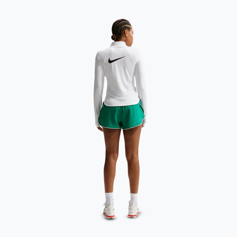 Női futó hosszú ujjú Nike Tempo Swoosh Run Dri-Fit 1/4-Zip white/black 3