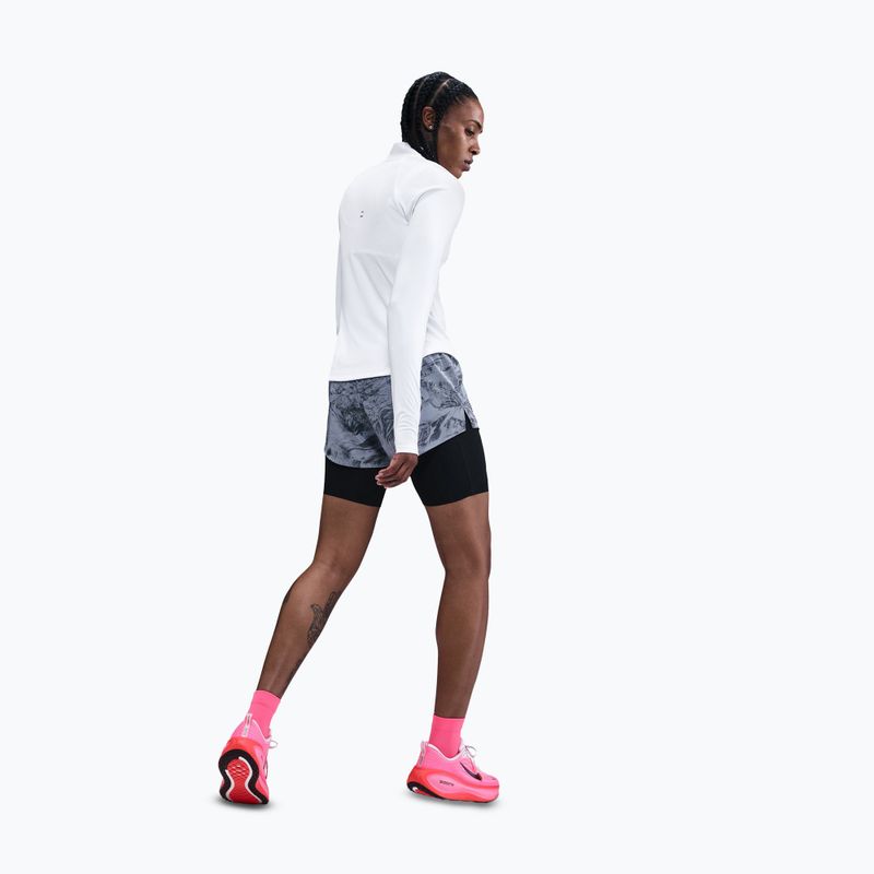 Női futó pulóver Nike Tempo Dri-Fit 1/4 Zip white 3