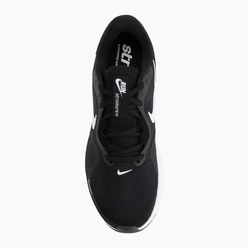 Férfi futócipő Nike Structure 26 Wide fekete/farkasszürke/fémes ezüst/fehér 5