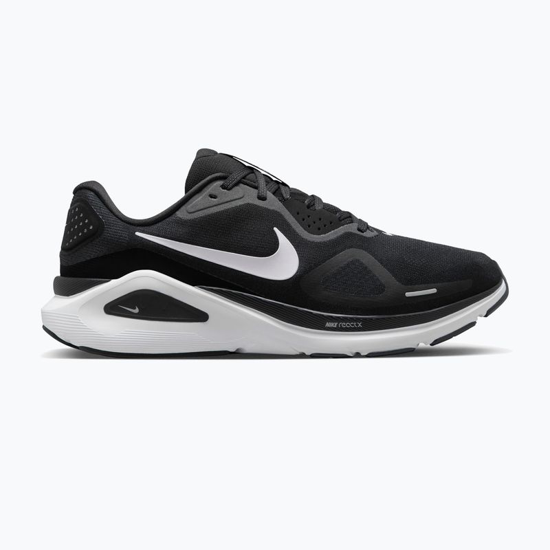 Férfi futócipő Nike Structure 26 Wide fekete/farkasszürke/fémes ezüst/fehér