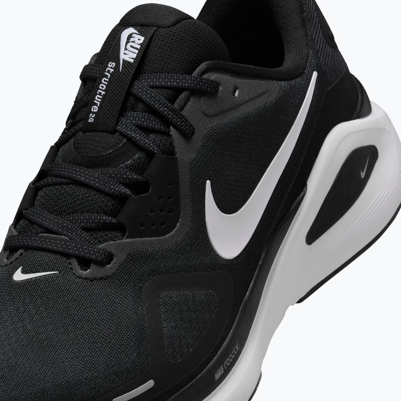 Férfi futócipő Nike Structure 26 Wide fekete/farkasszürke/fémes ezüst/fehér 5