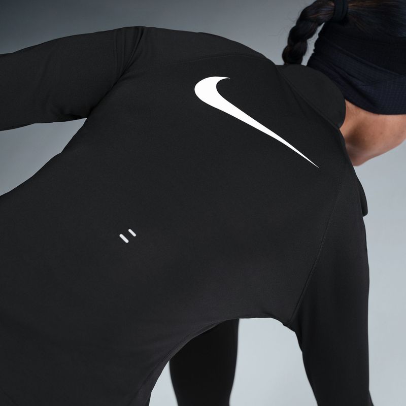 Női futó hosszú ujjú Nike Tempo Swoosh Run Dri-Fit 1/4-Zip black/white 5