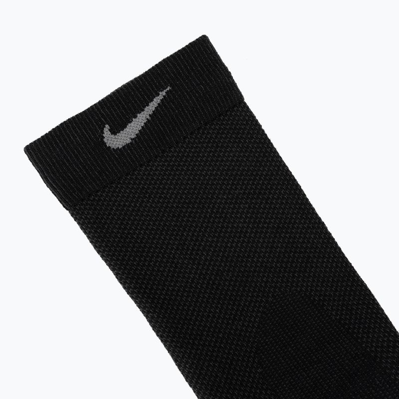 Zoknik Nike Running Lightweight Crew black/dark smoke grey/smoke grey 3