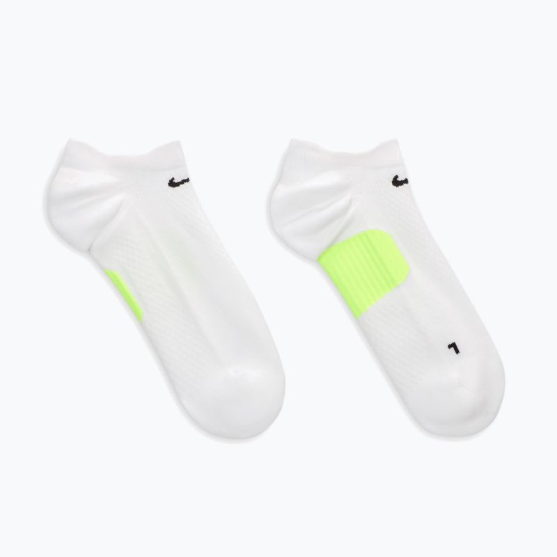 Zoknik Nike Running Midweight No-Show white/volt/black 3