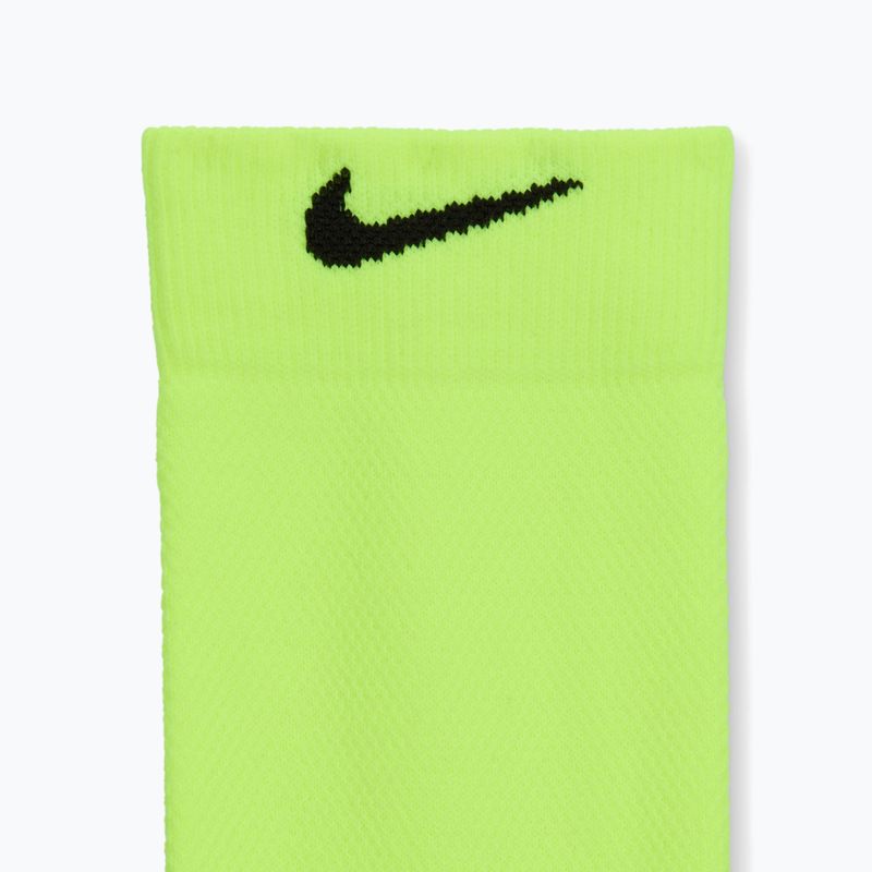 Zoknik Nike Running Midweight Crew volt/black/black 4