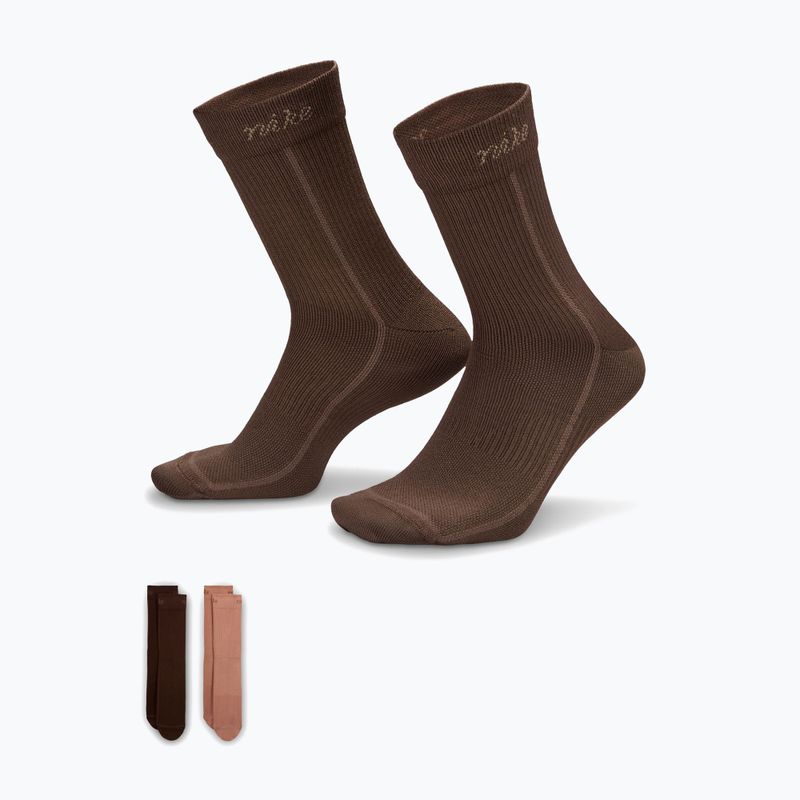 Női zokni Nike Everyday Plus Lightweight Crew 2 pár multicolor/903 3