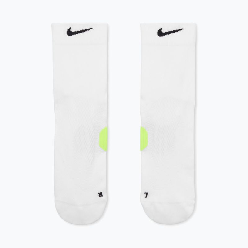 Zokni Nike Running Midweight Micro Crew white/volt/black 2