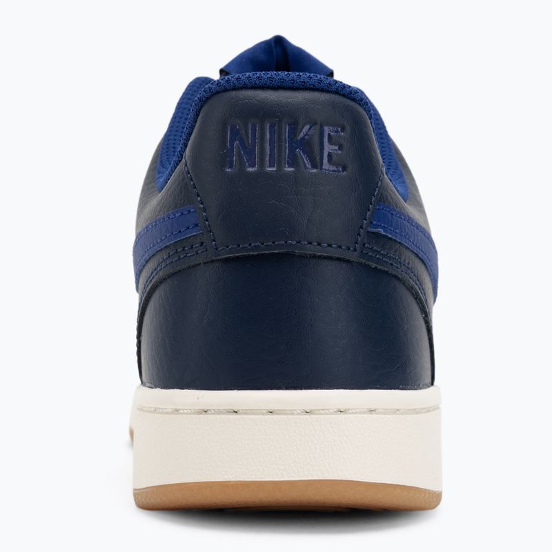 Férfi Nike Court Vision Low éjfekete tengerészkék/mély királykék/vitorla cipő 6