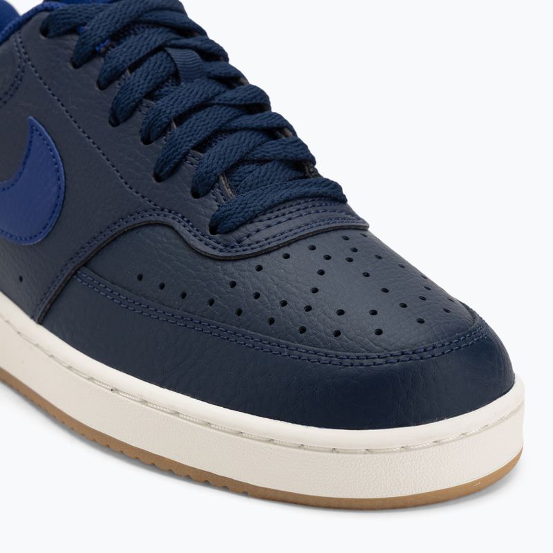 Férfi Nike Court Vision Low éjfekete tengerészkék/mély királykék/vitorla cipő 7