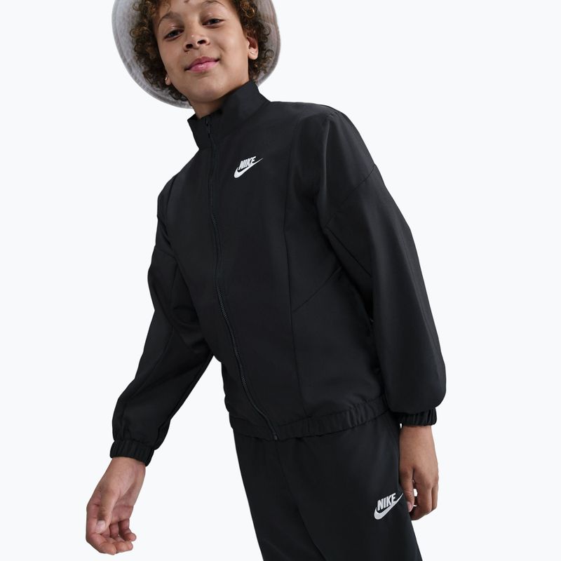 Gyerek melegítő Nike Sportswear Woven black/black/black/white 3