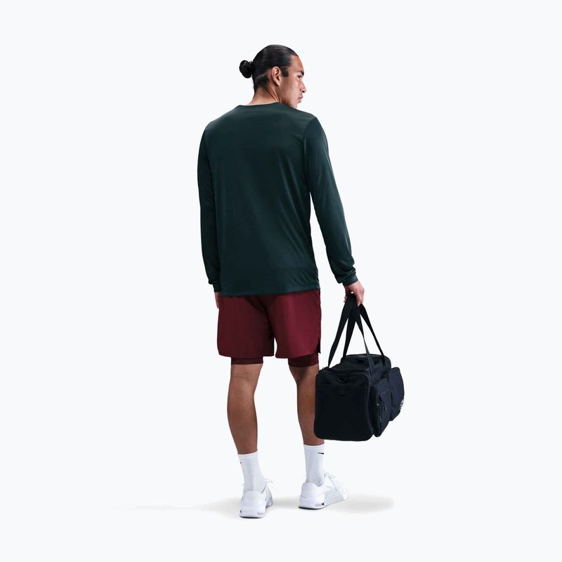 Férfi hosszú ujjú edzőpóló Nike Dri-FIT Legend seaweed/matte silver 3