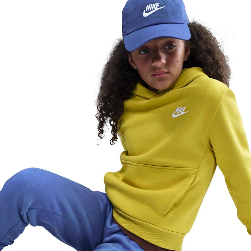 Nike Sportswear Club Fleece üstökös kék/fehér gyermeknadrág 2