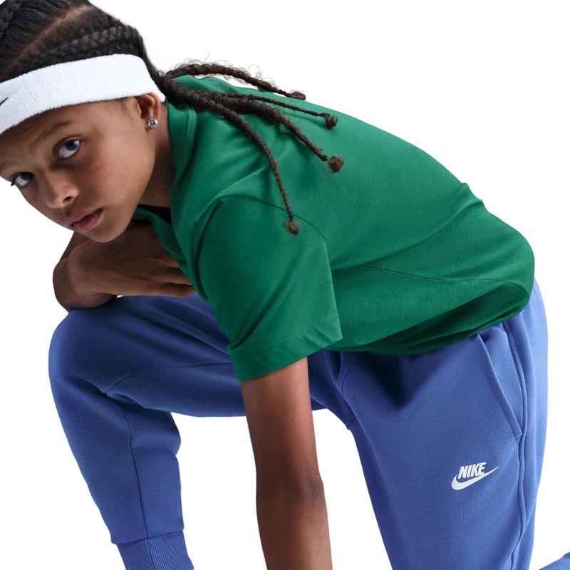 Nike Sportswear Club Fleece üstökös kék/fehér gyermeknadrág 6