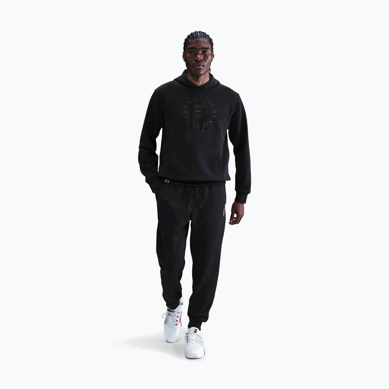 Férfi tenisz kapucnis pulóver Nike Court Dri-Fit Heritage French Terry Hoodie black/anthracite 2