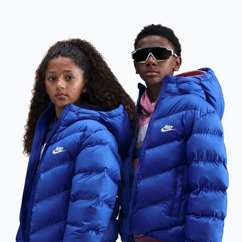 Bélelt gyerekdzseki Nike Sportswear All Day Play Game Royal/White 5