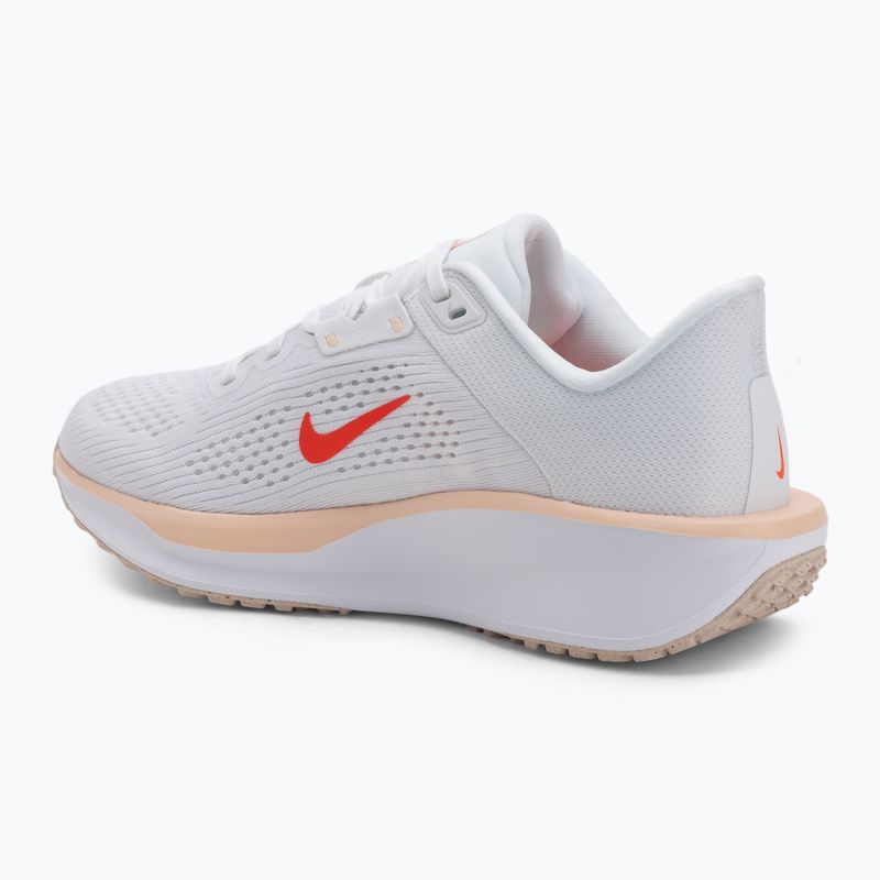 Nike Quest 6 női futócipő fehér / világos bíbor / mosott korall 3