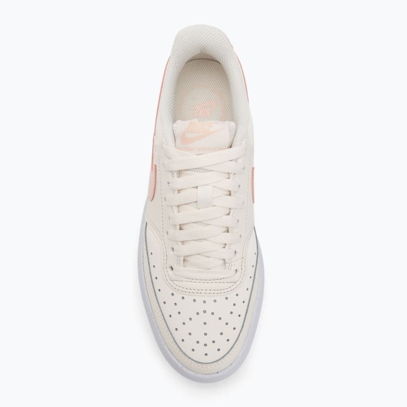 Nike Court Vision Alta női cipő halvány elefántcsont/mosott korall/fehér 5