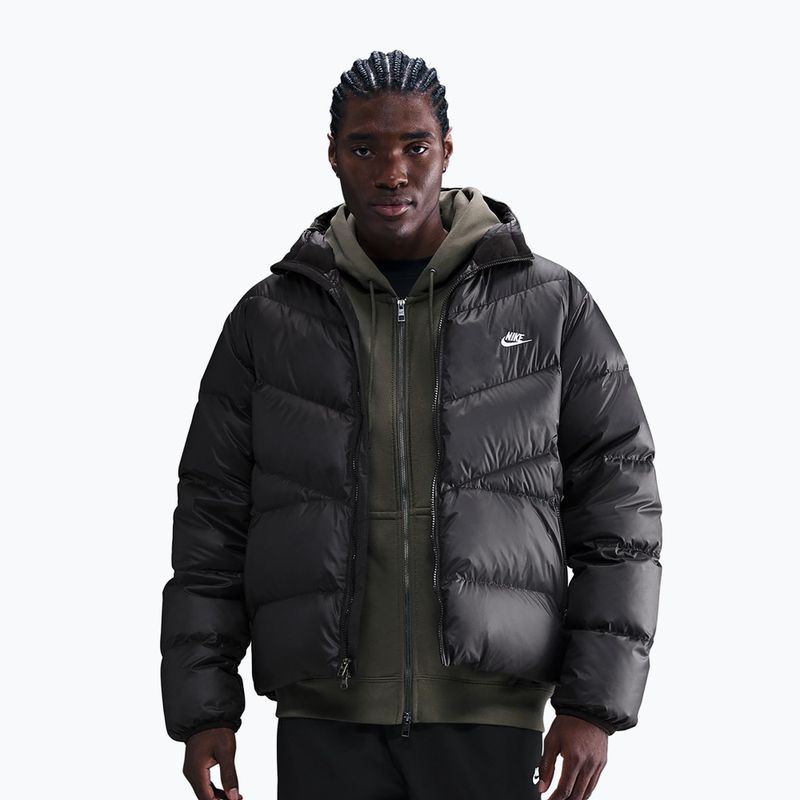 Férfi pehelykabát Nike Windrunner black/black/white