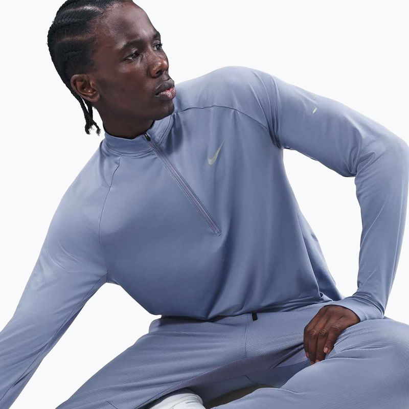Férfi Nike Stride 1/4 Zip Dri-Fit world indigó színű futó melegítőfelső 5