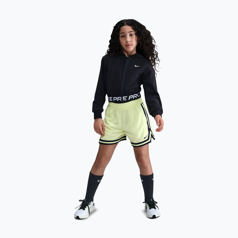 Gyerekpulóver Nike Pro Fleece black/black/black/white 2